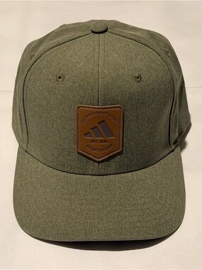 Adidas Scorecard Snapback Olive Hi-Profile Hat Adjustable Fit with ClimaCool EUC